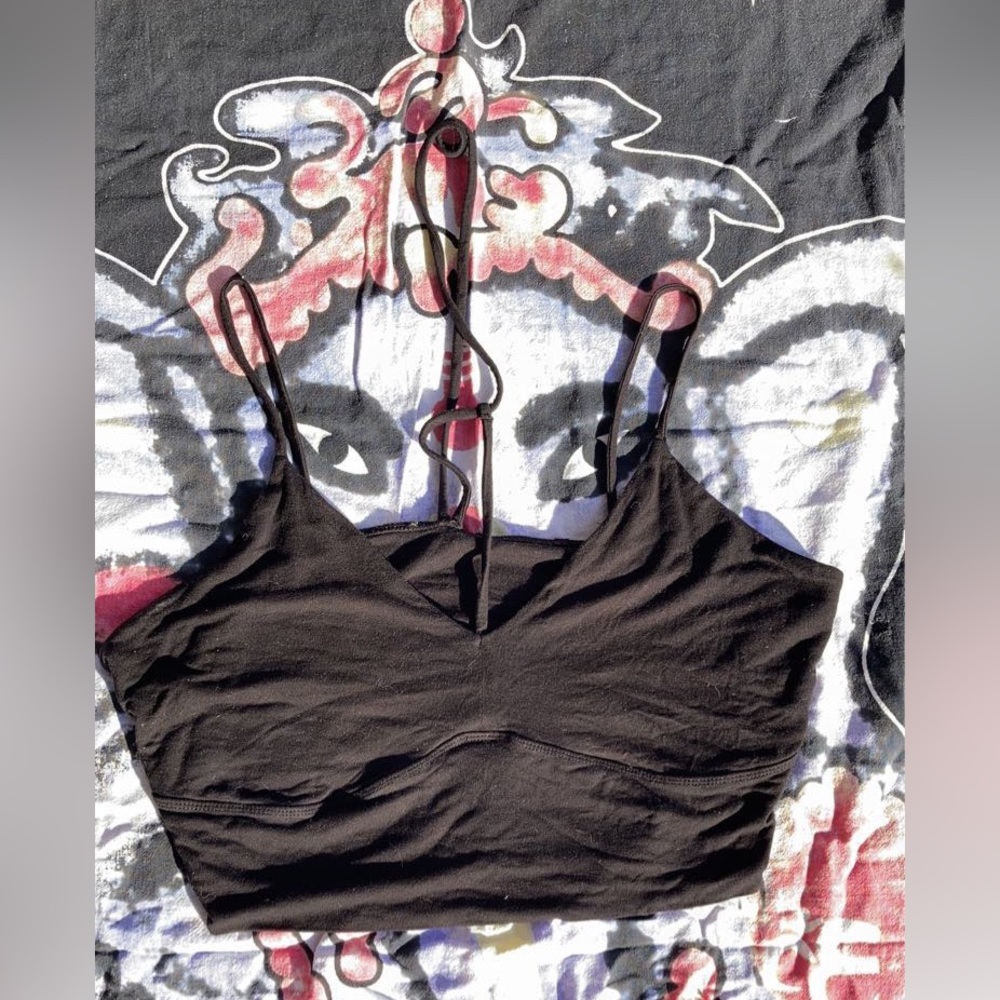 Black crop top